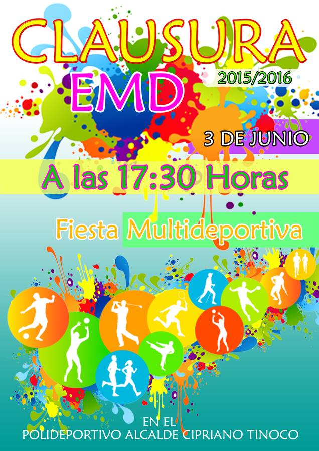 Cartel de la Clausura de la EMD temporada 15/16