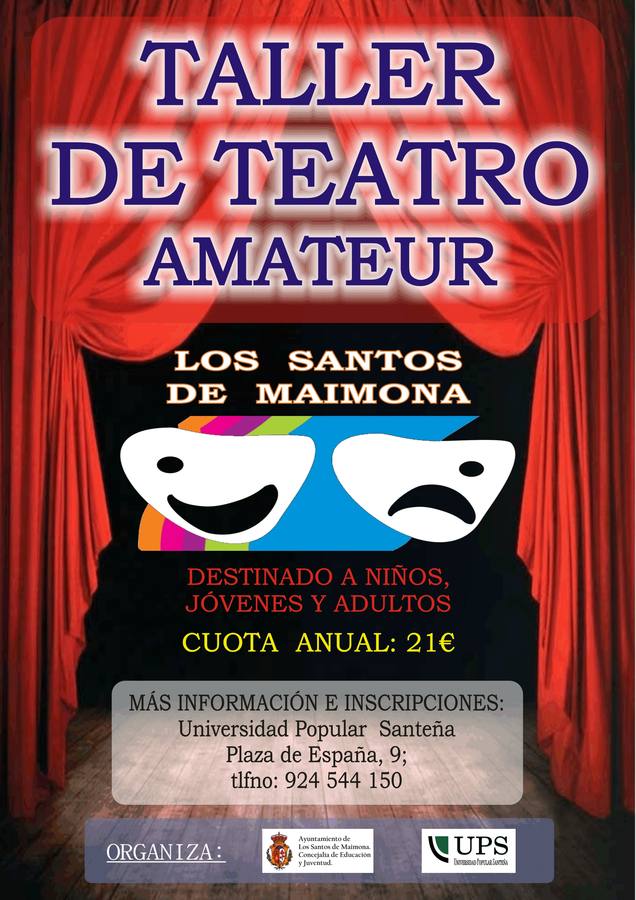 Cartel anunciador del taller