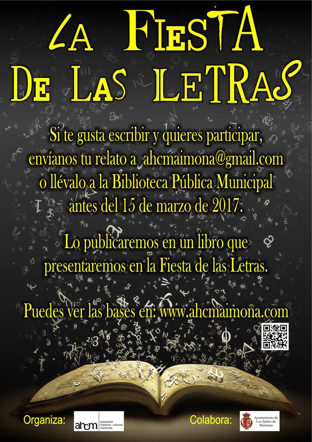 Cartel de la Fiesta de las Letras de la AHCM