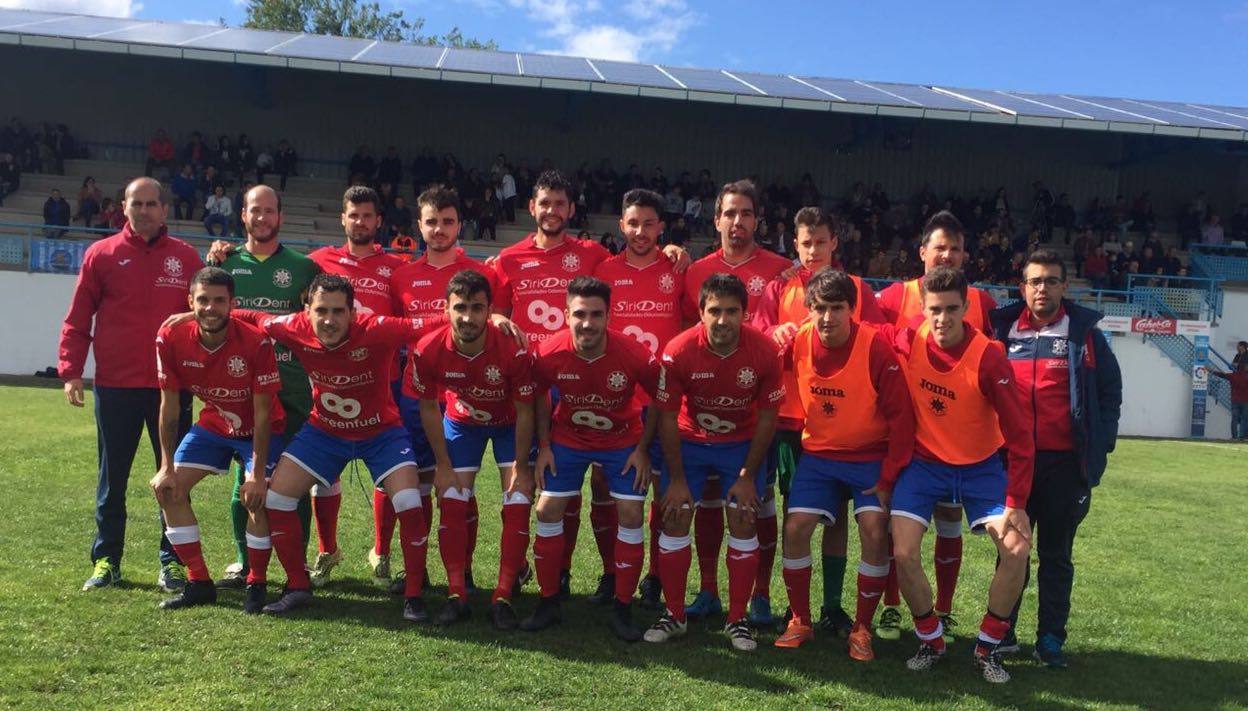 La Estrella con todo el equipo que ha viajado a Coria 