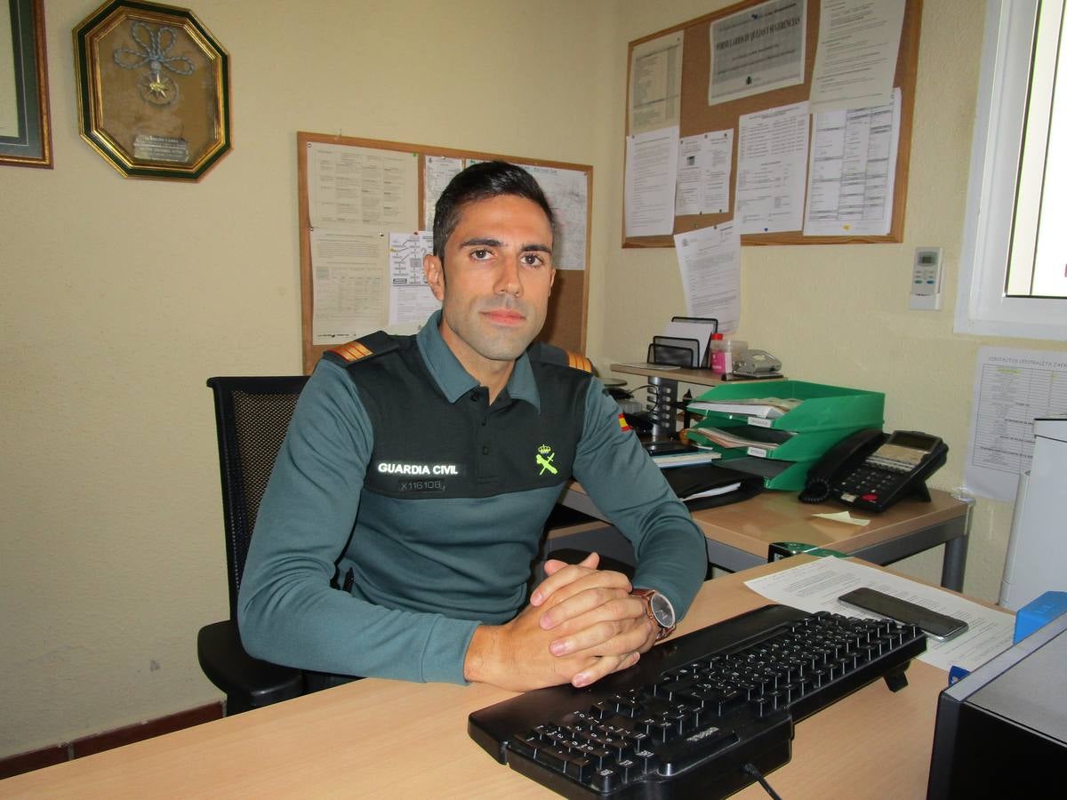 El sargento de la Guardia Civil Fernando David Álvarez se estrena como jefe de unidad en Los Santos