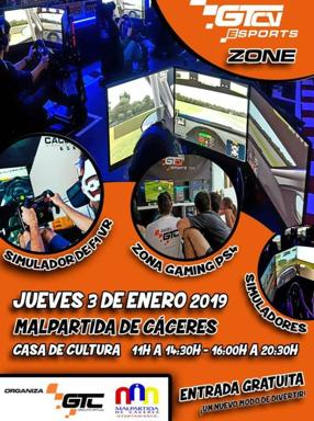 Simuladores de F1 VR y de 3 pantalla y una zona gaming ocuparán la Casa de Cultura el próximo jueves