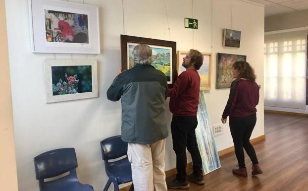 Colocación de la exposición 