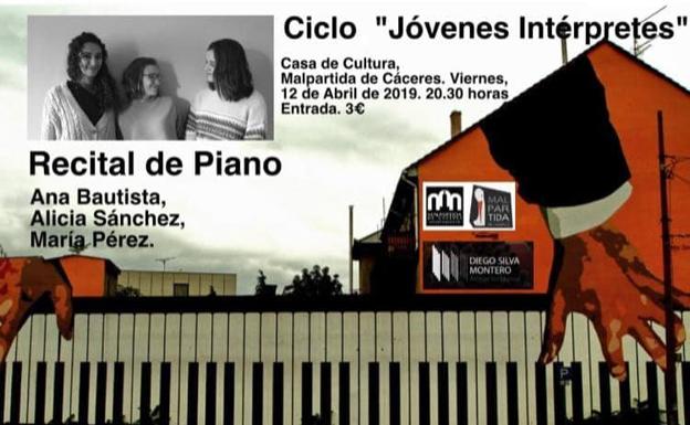 La Casa de Cultura acoge un recital de piano el próximo viernes
