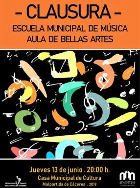 Clausura de la Escuela Municipal de Música de Malpartida de Cáceres