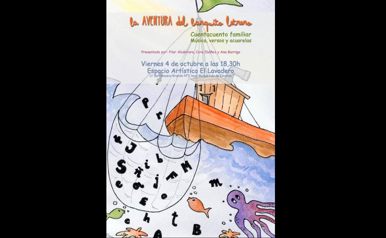 El Lavadero organiza un cuentacuentos con música, versos y una exposición de acuarelas