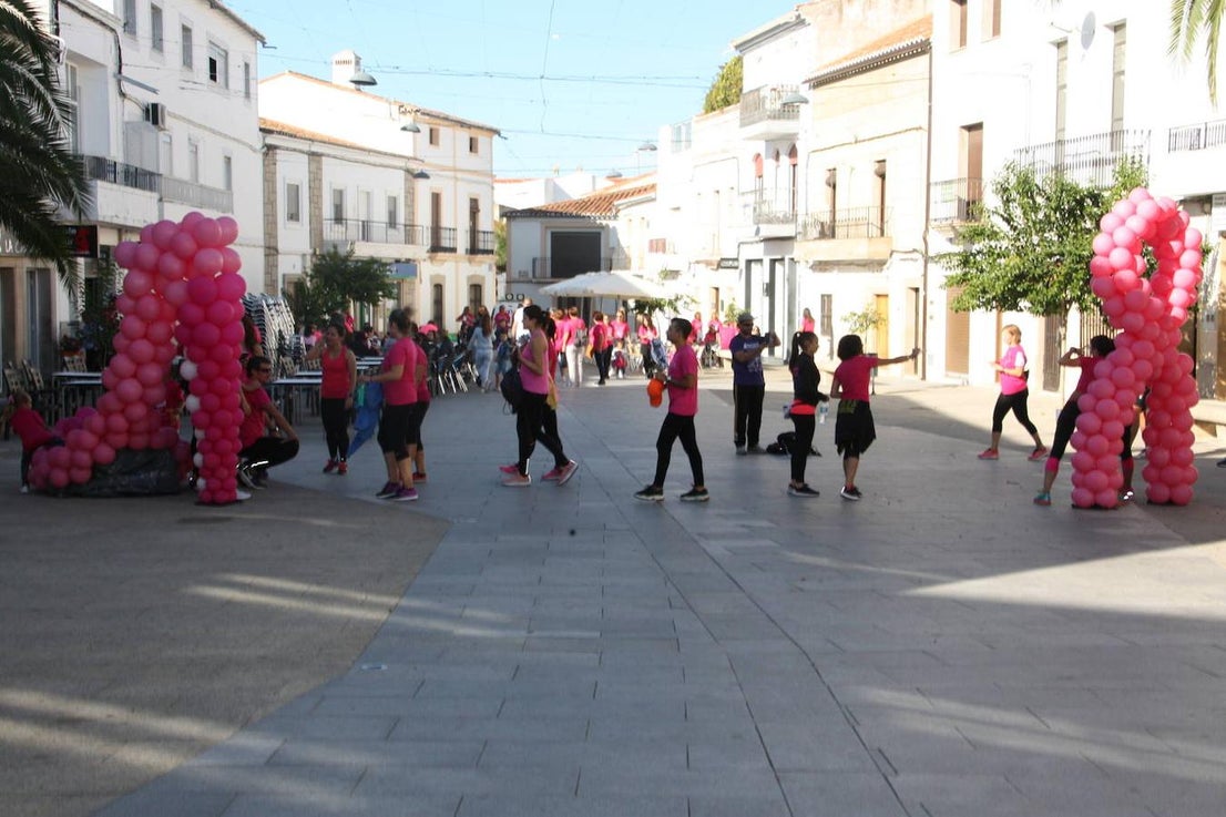 El 6 de octubre se celebró la V Marcha Rosa Contra el Cáncer de Mama de Malpartida de Cáceres, organizada por la junta local de Malpartida de Cáceres de la AECC, con la colaboración del Ayuntamiento de la localidad. Tras la marcha los asistentes disfrutaron de una degustación de migas, elaboradas por Juan García y voluntarias. Finalizaron con una exhibición de zumba y bodycombat.