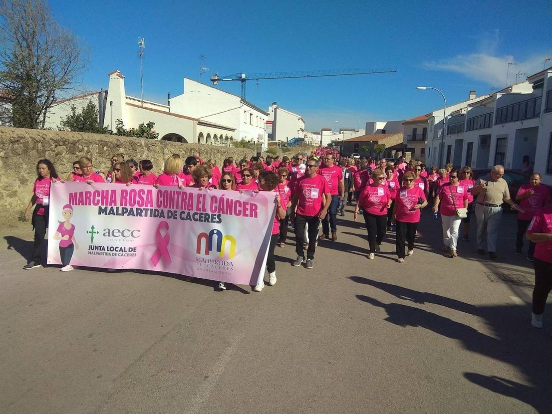 Unas 700 personas siguieron la marcha de este año