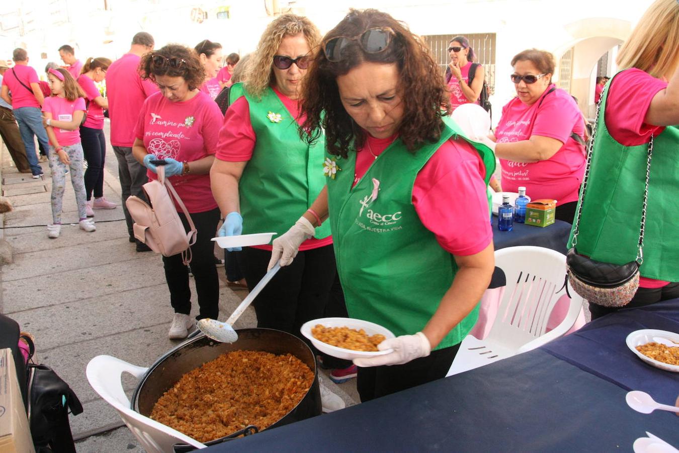 Tras la marcha, la degustación de migas
