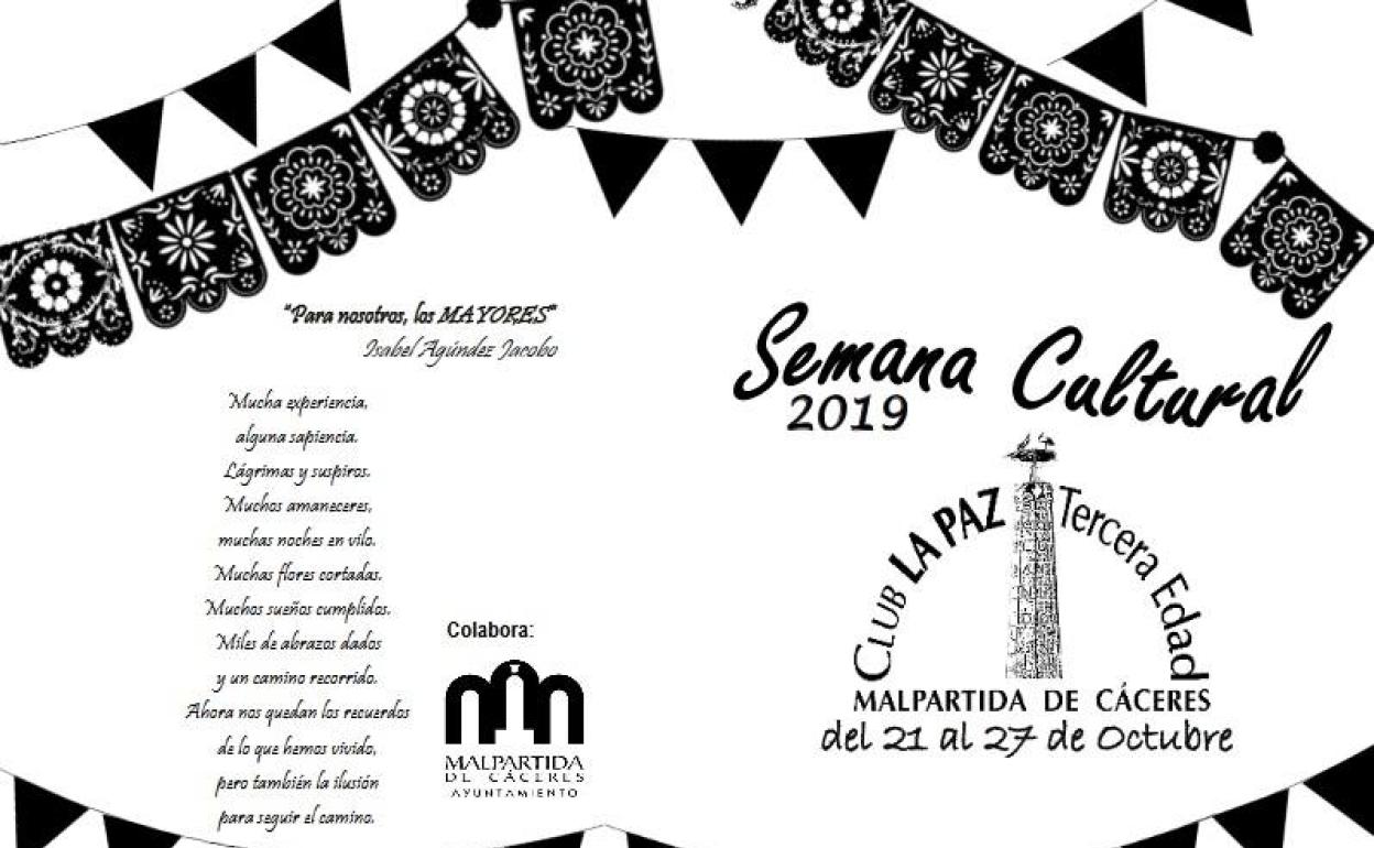 Esta tarde comienzan los actos de la Semana Cultural del Club La Paz Tercera Edad de Malpartida de Cáceres