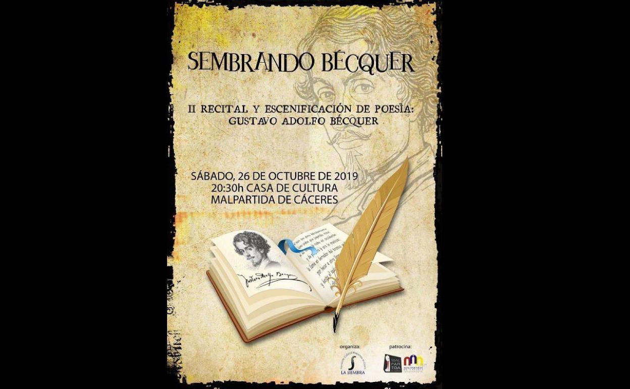 La Siembra estrena 'Sembrando Bécquer', un nuevo proyecto que mezcla teatro, poesía y música, de la mano del joven director Juan Saúl Salomón Plata