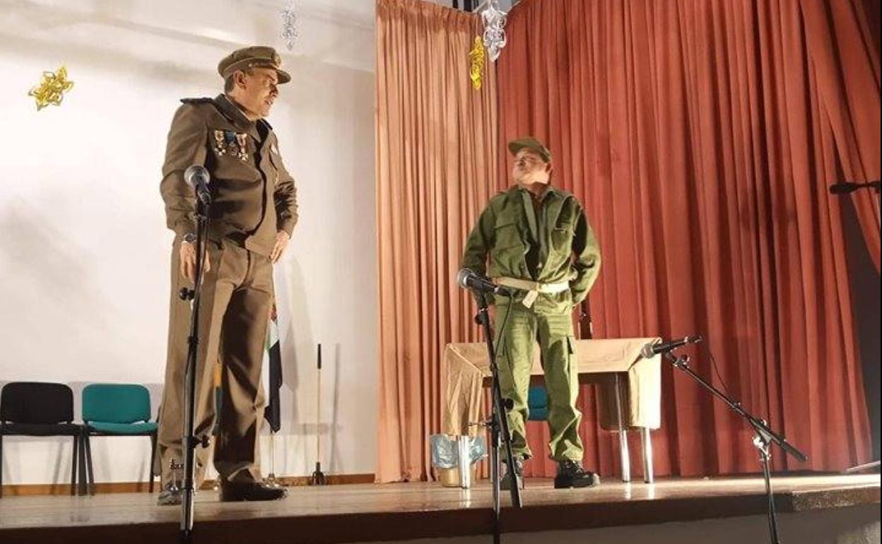 'Cuidado con el pelotón' se estrenó en Aliseda. 