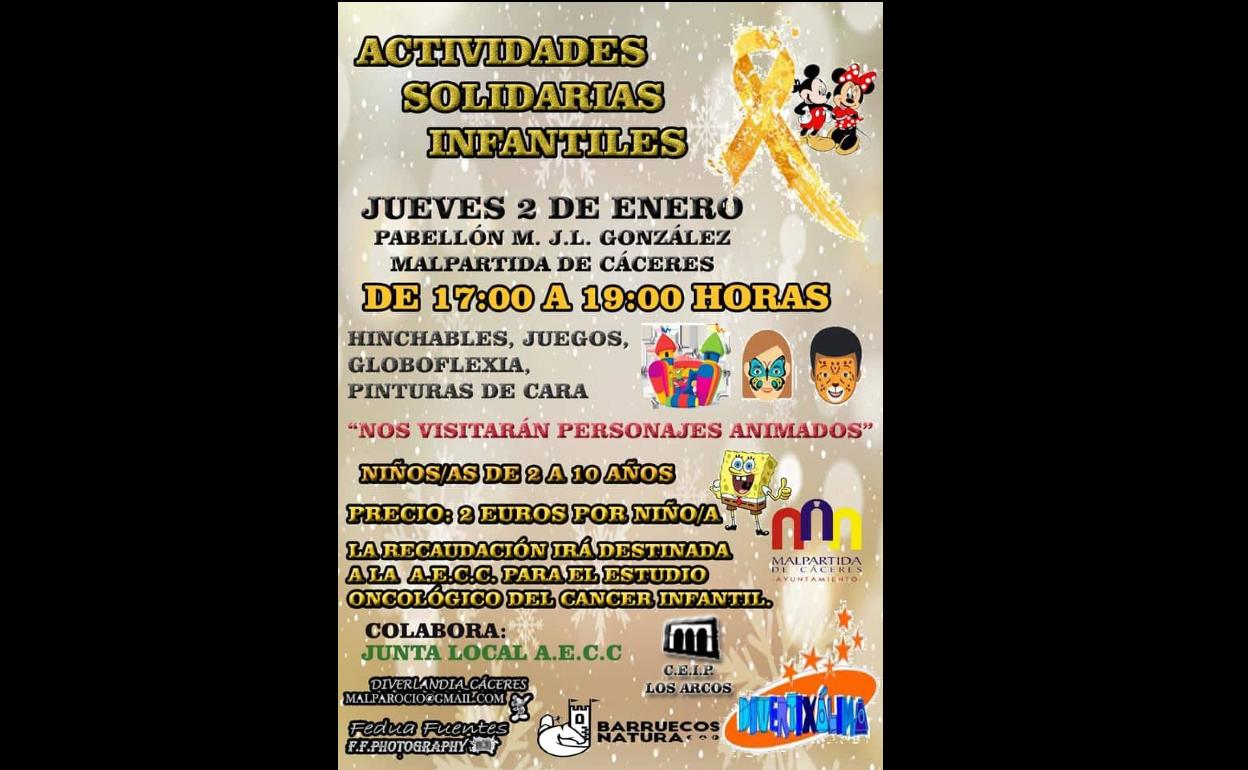 Actividades Solidarias Infantiles en el pabellón municipal J. L. González