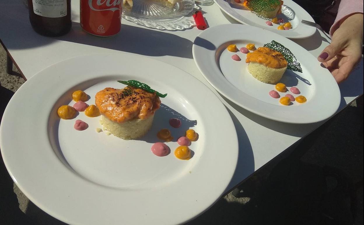 Tapa ofrecida en la pasada edición en el Mesoncito de Andrés. 