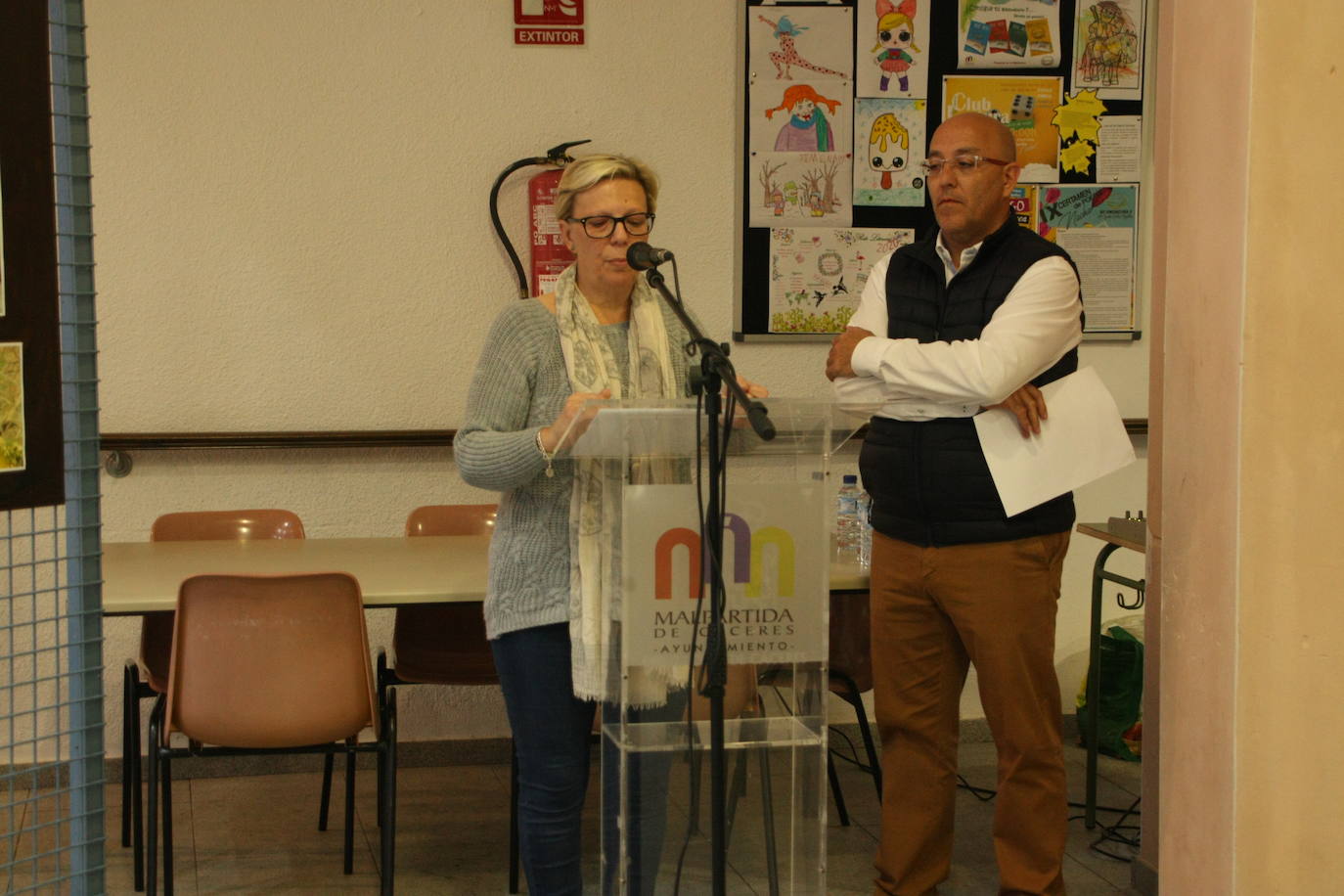 Lecura del manifiesto. 