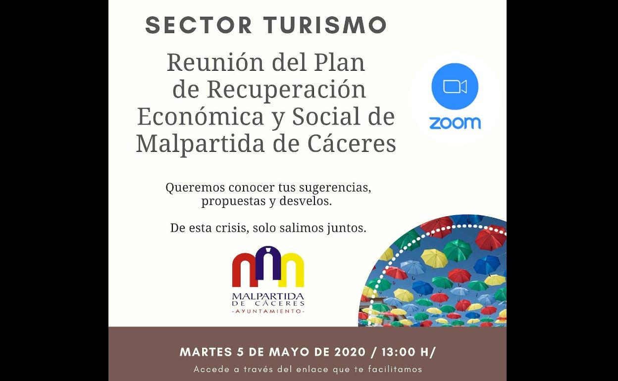 El Ayuntamiento sigue con las reuniones del Plan de Recuperación Económica y Social de Malpartida de Cáceres