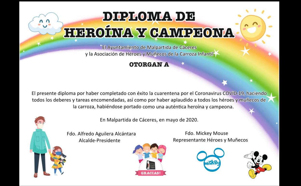 Repartidos más de 300 diplomas a los pequeños 'héroes y heroínas' del confinamiento