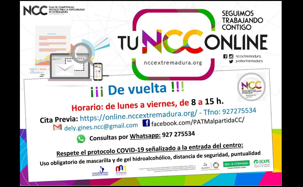 El Centro de Competencias Digitales vuelve de forma presencial