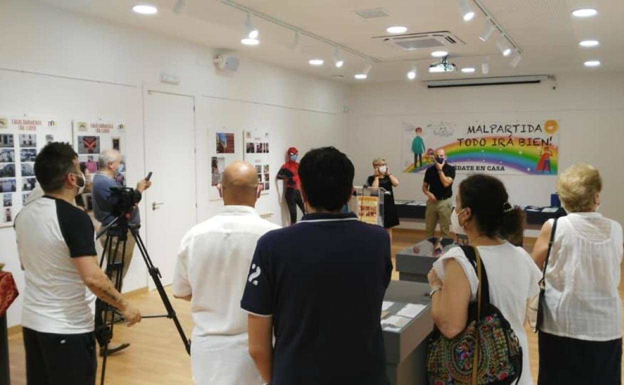 Inauguración de la exposición. 