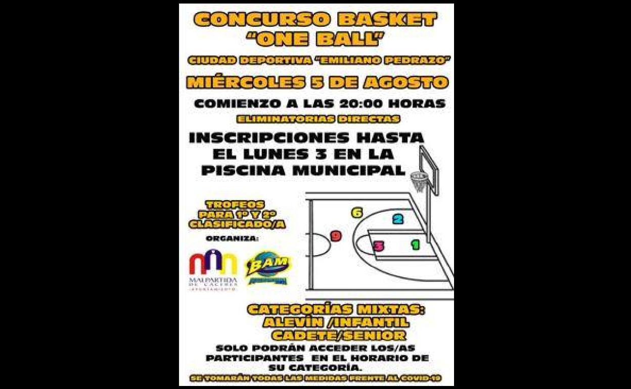 Hoy finalizan las inscripciones para el concurso de Basket 'One Ball'