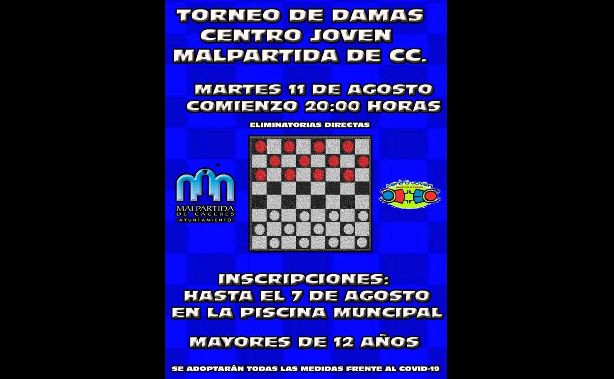 El Centro Joven organiza un Torneo de Damas