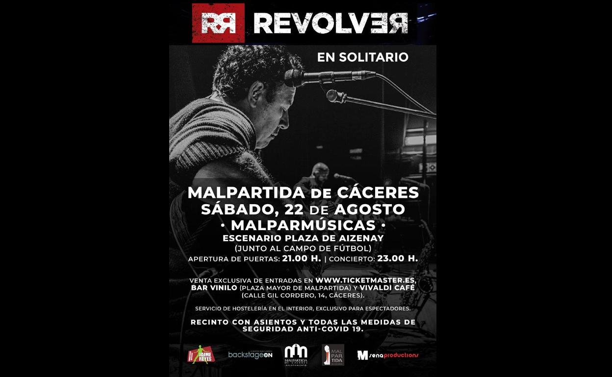El sábado continúa 'Malparmúsicas', con el concierto de Revolver