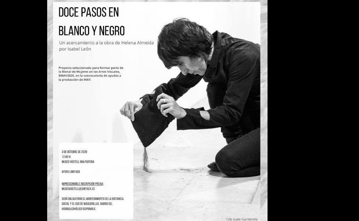 Isabel León realiza en el Museo Vostell Malpartida una performance tomando como referencia el trabajo de Helena Almeida