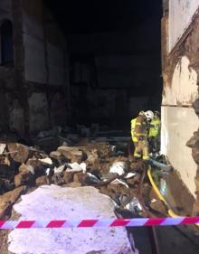 Imagen secundaria 2 - Derrumbe de la medianera. 