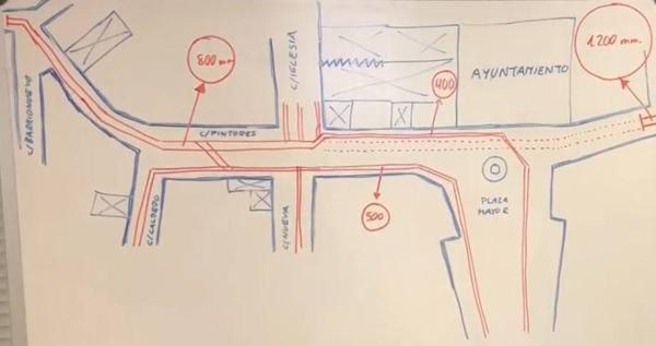 Imagen principal - Una gran tromba de agua causa varios problemas en Malpartida de Cáceres