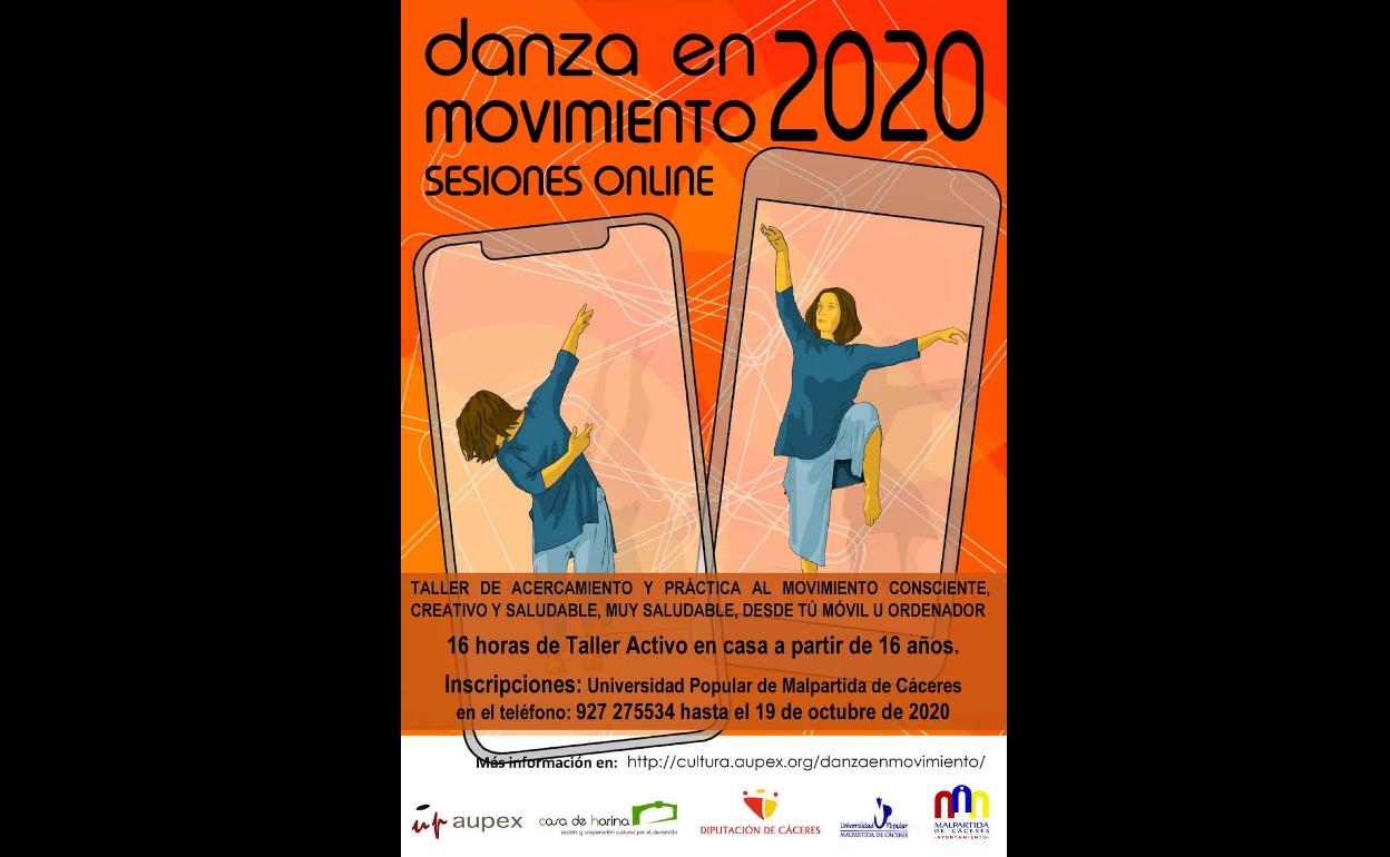 Últimos días para inscribirse en el Taller OnLine Danza en Movimiento 2020