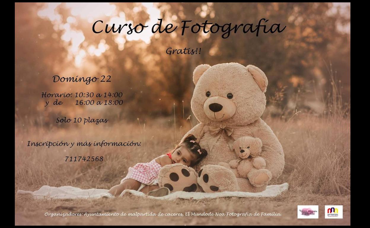 El Ayuntamiento y El Mundo de Noa Fotografía de Familia organizan un curso de fotografía gratuito