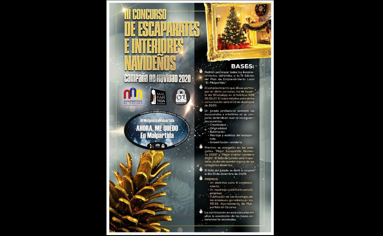 El Ayuntamiento organiza el III Concurso de Escaparates e Interiores Navideños
