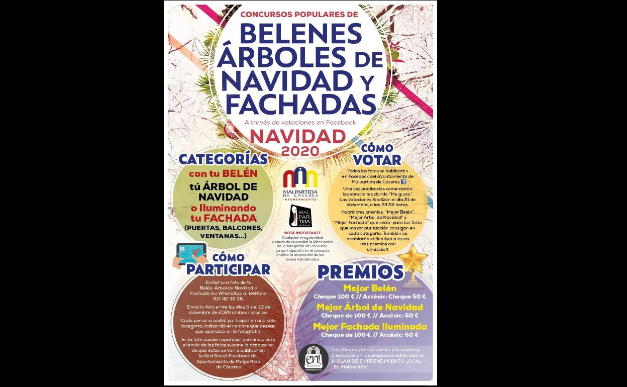 Abiertas las votaciones para los Árboles, Belenes y Decoraciones de fachadas navideñas