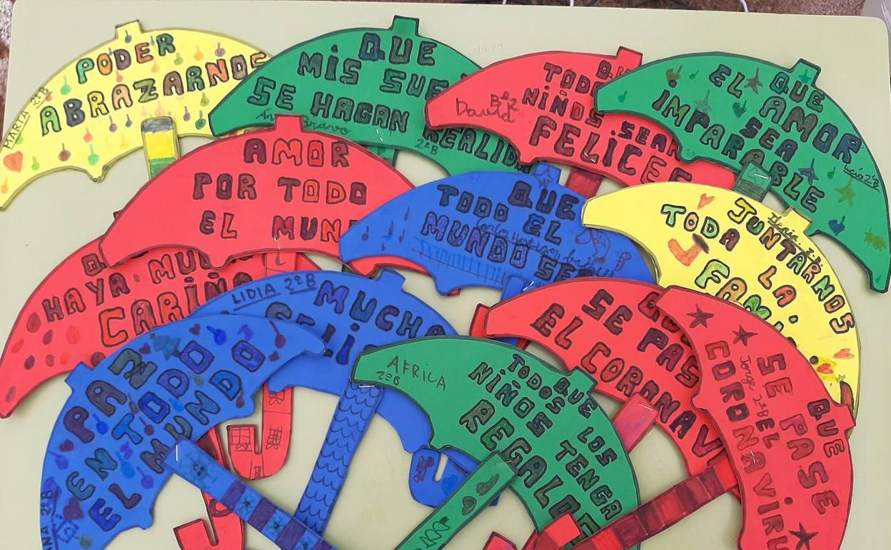 Paraguas con deseos. 