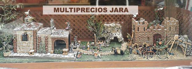 Imagen principal - Optikarol, Amelezza y Multiprecios Jara, ganadores del III Concurso de Escaparates e Interiores Navideños