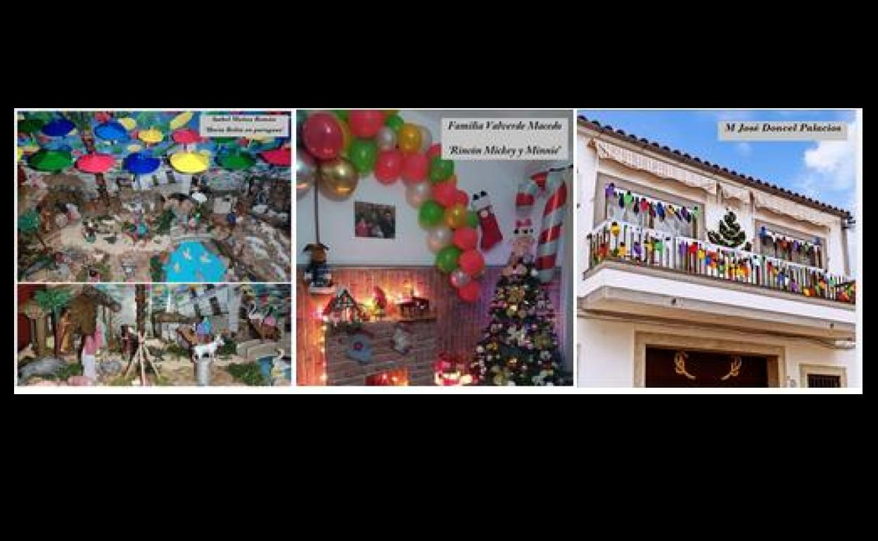 Isabel Muñoz, la familia Valverde Macedo y M. José Doncel han sido los ganadores del concurso de belenes, árboles y fachadas navideñas