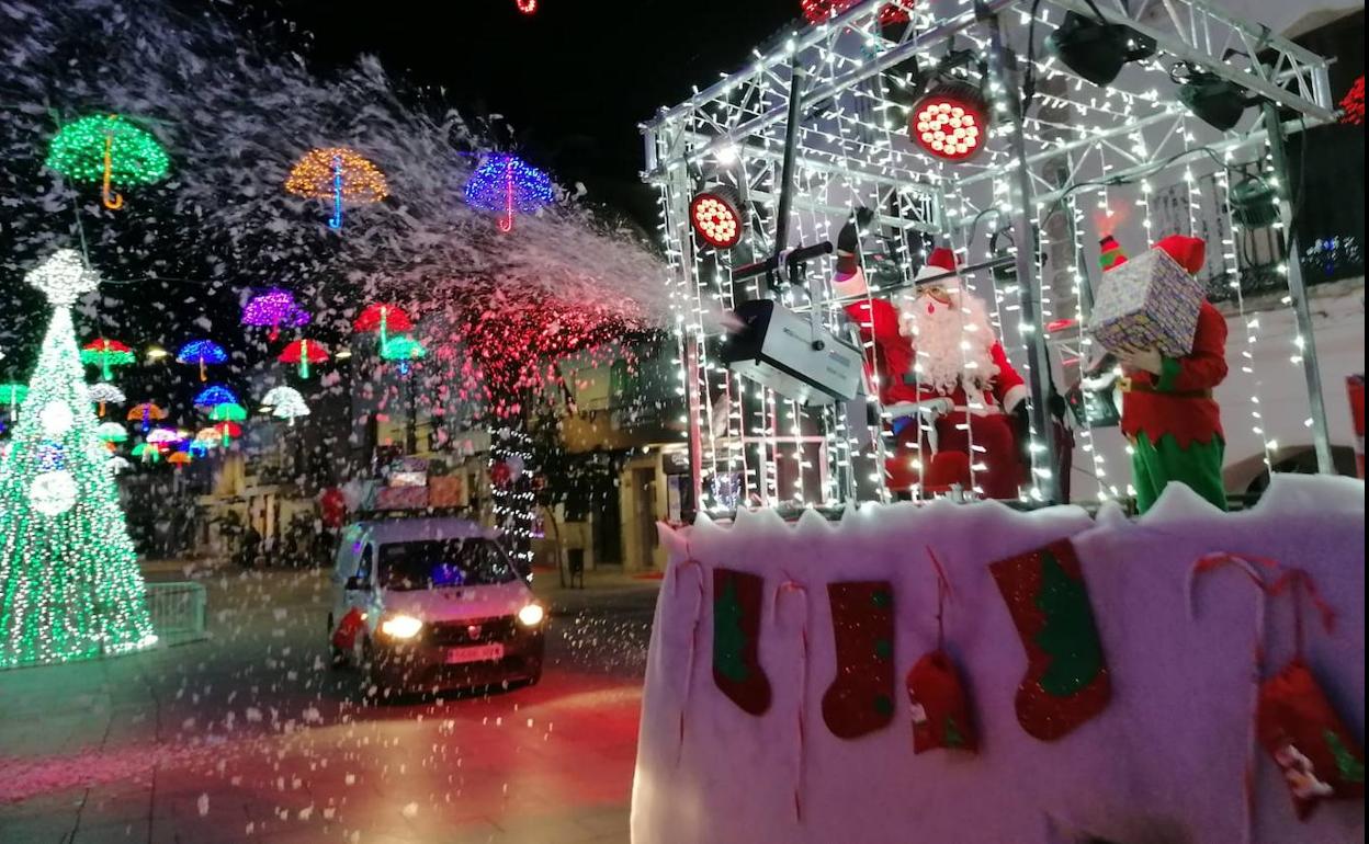 Papá Noel recorrió las calles de Malpartida llevando magia e ilusión a todos los rincones de la localidad