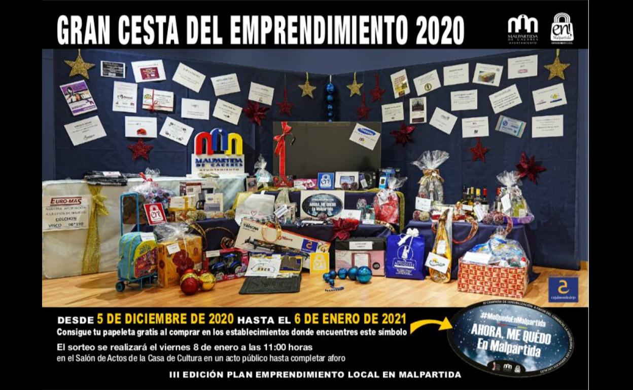Últimos días para participar en el sorteo de la Gran Cesta del Emprendimiento