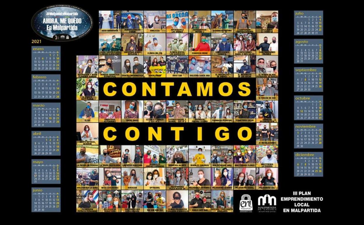 Calendario del ayuntamiento para los locales adheridos al Plan de Emprendimiento Local. 