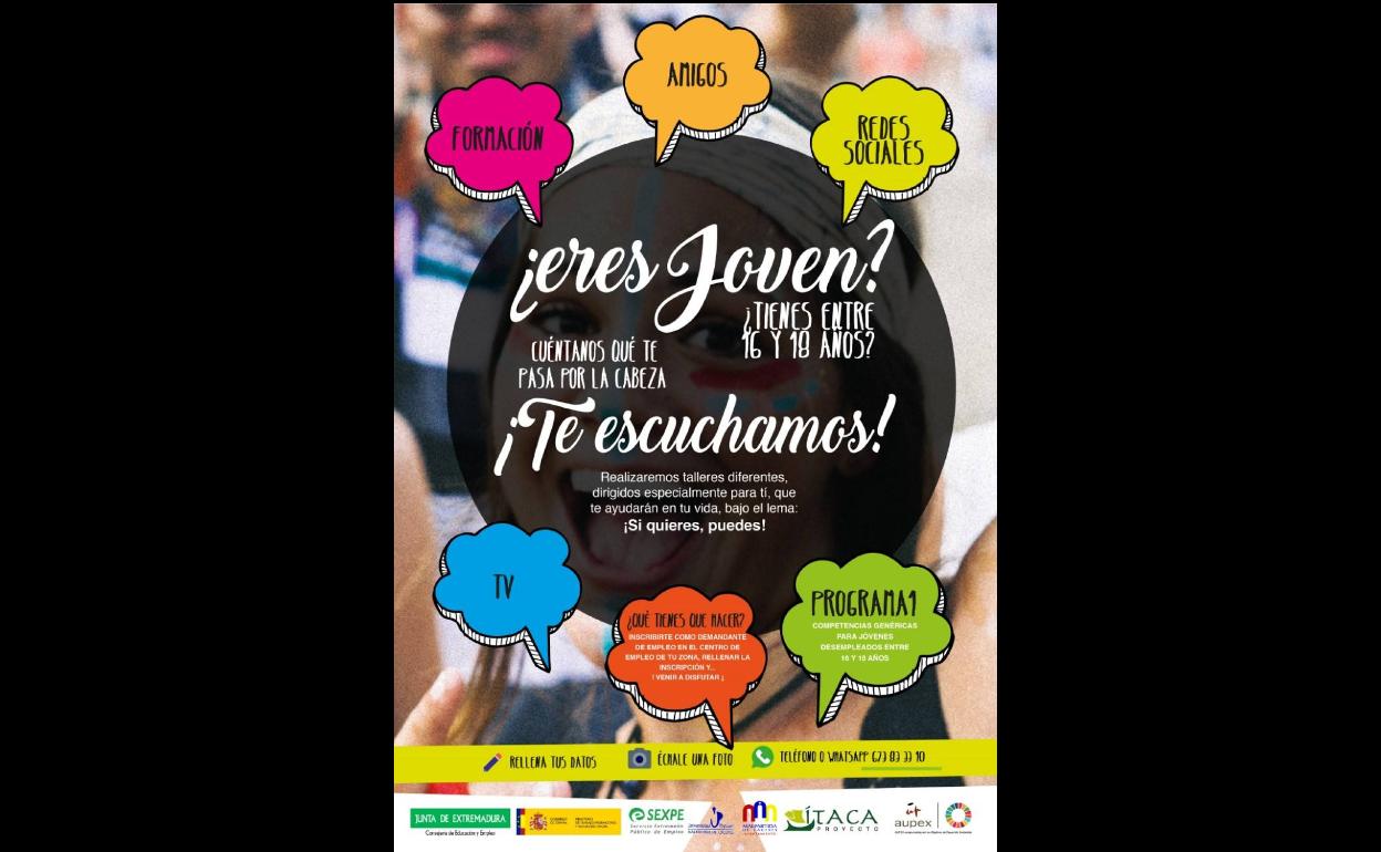 El ayuntamiento informa sobre el Programa de Orientación para jóvenes de AUPEX