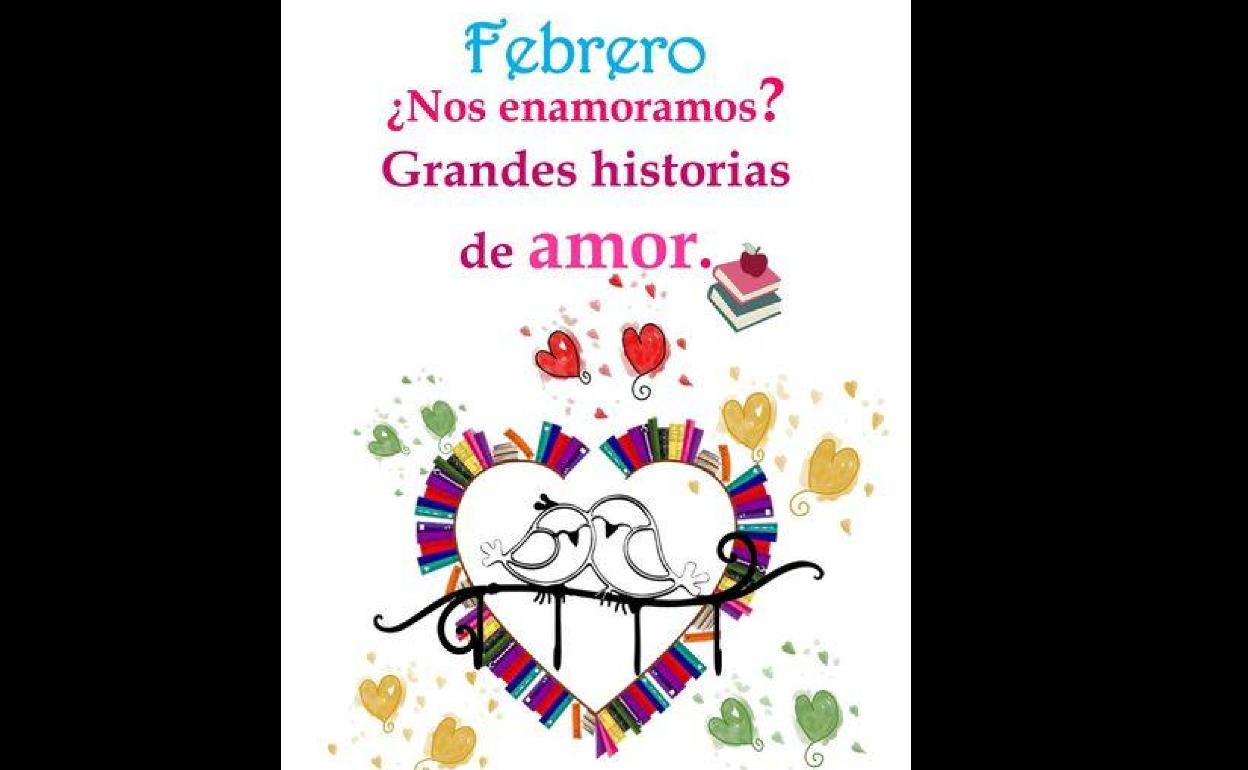La Biblioteca Municipal de Malpartida de Cáceres prepara un nuevo reto lector para enamorarse