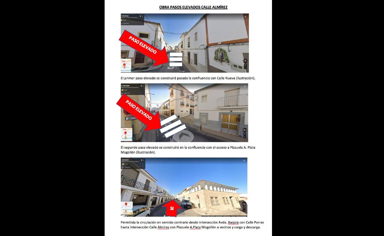 Construcción de dos pasos elevados para garantizar la seguridad vial de los peatones