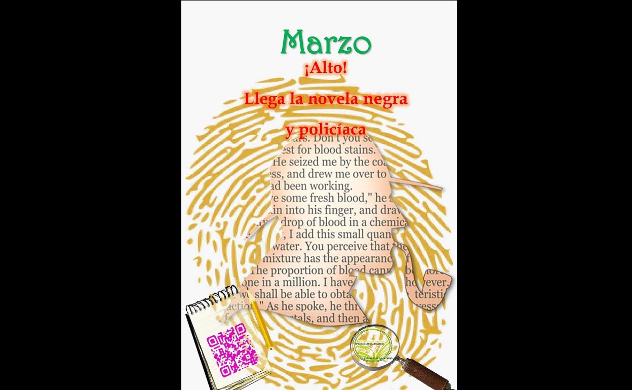 La biblioteca destaca la novela negra y policíaca para el reto lector del mes de marzo