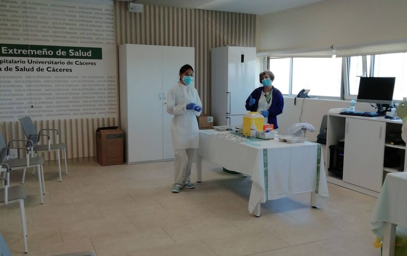 Continúa avanzando el proceso de vacunación en Malpartida de Cáceres 