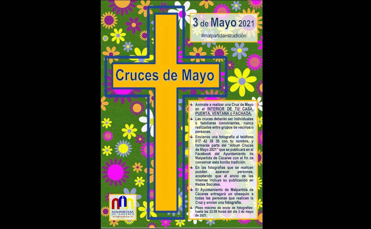 Malpartida de Cáceres celebra la Cruz de Mayo