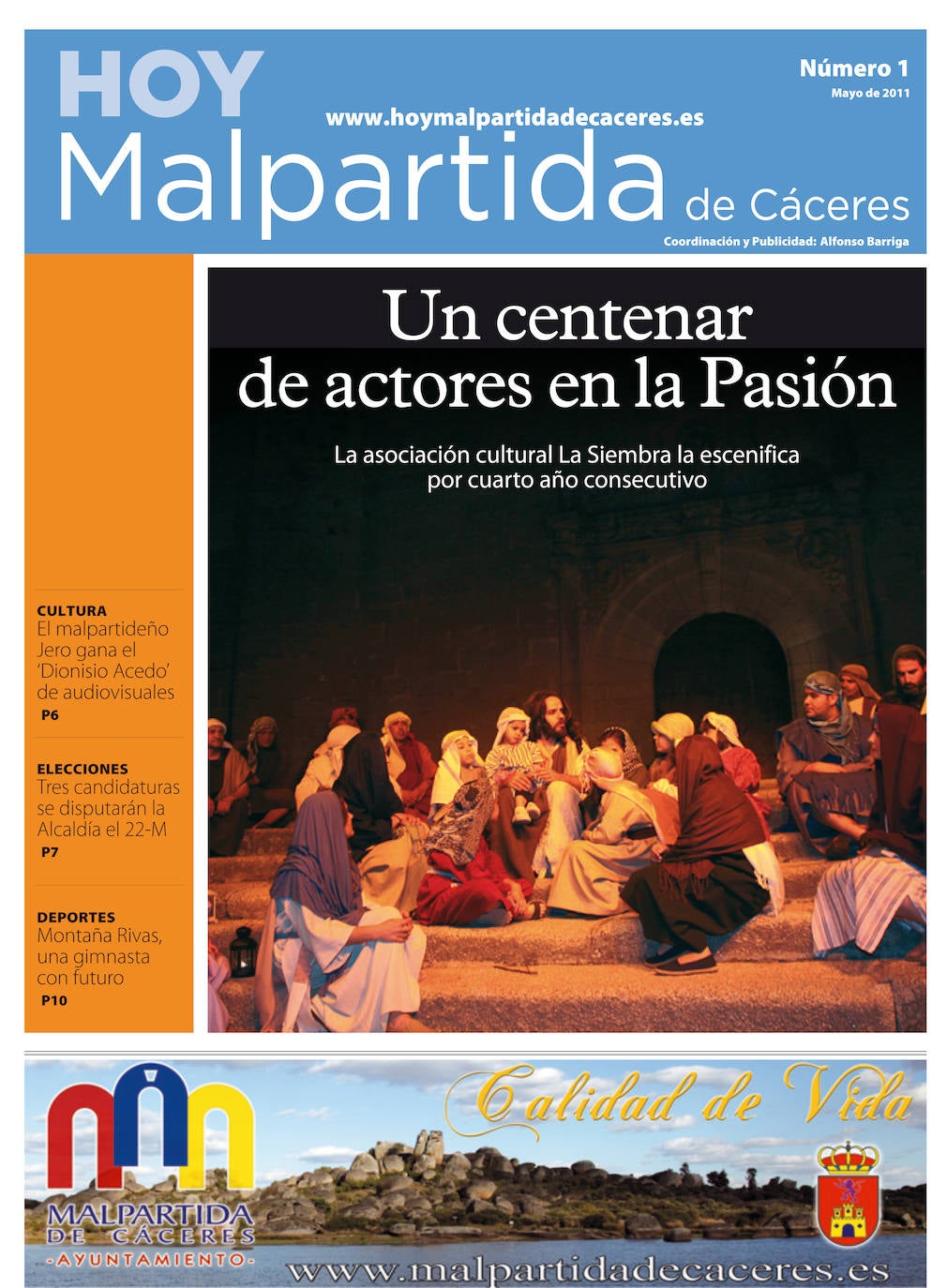 Fotos: Malpartida, portada a portada