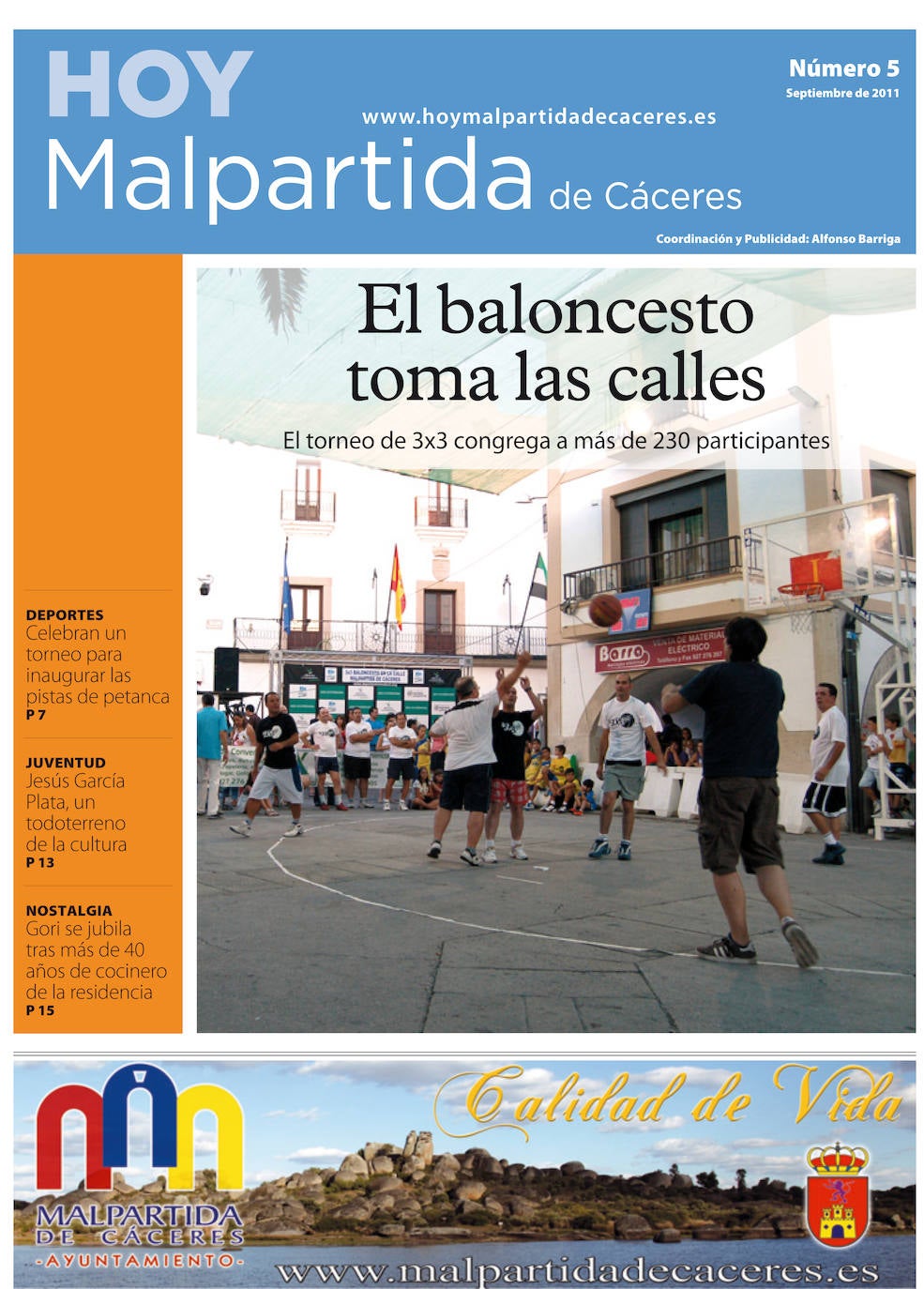 Fotos: Malpartida, portada a portada