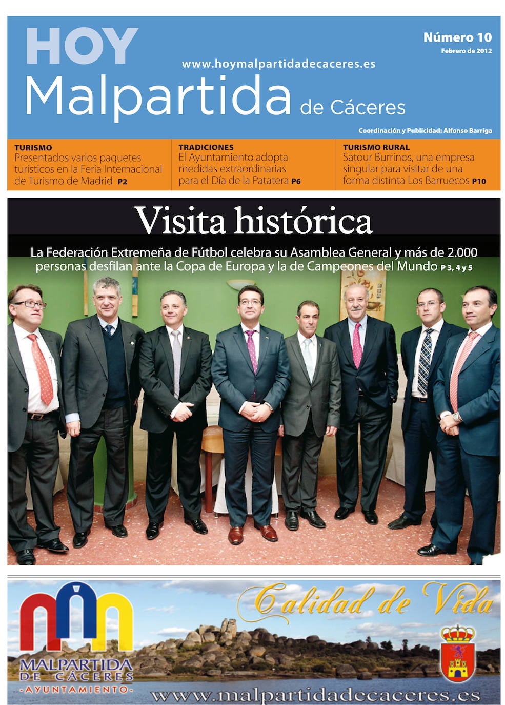 Fotos: Malpartida, portada a portada