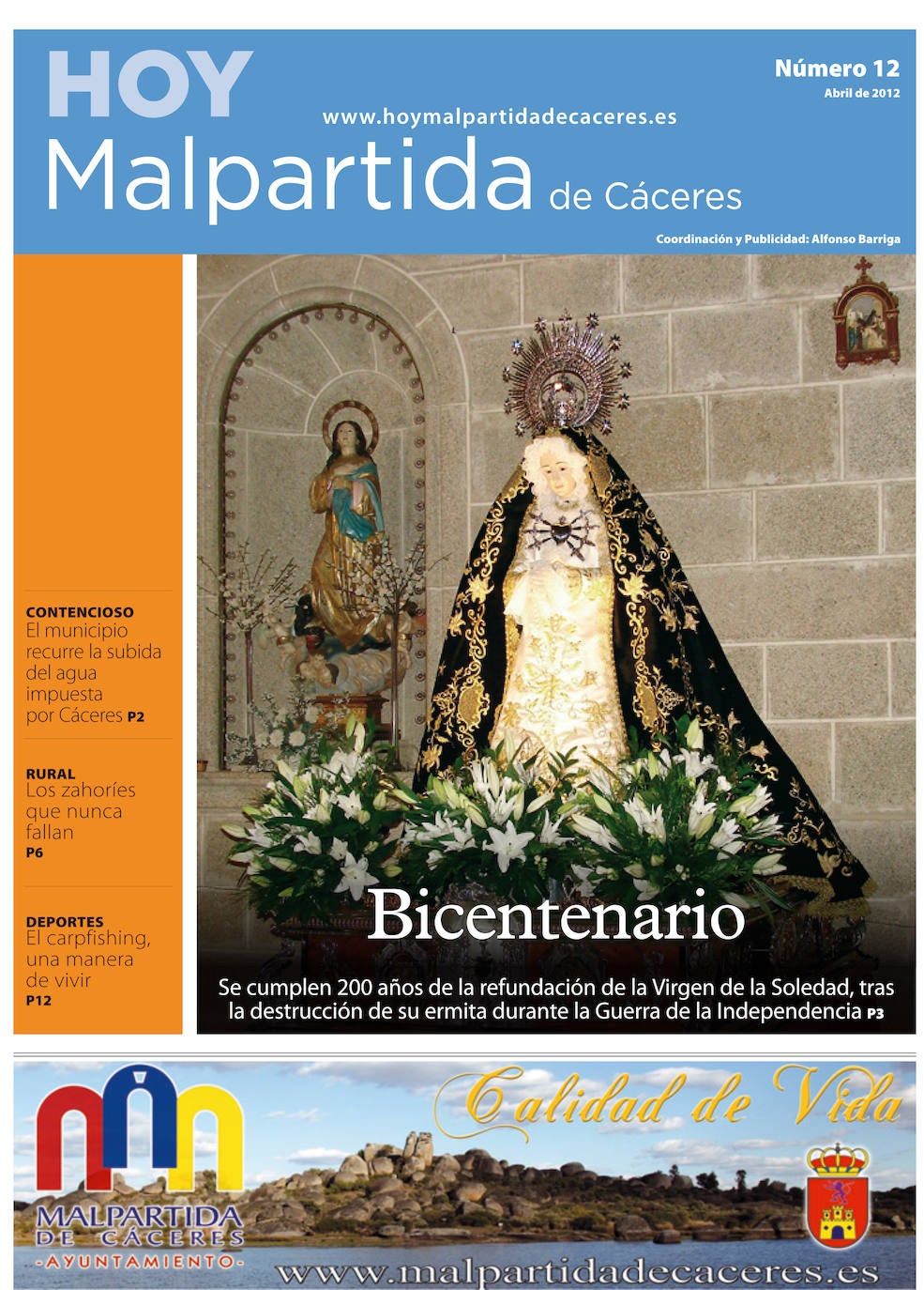 Fotos: Malpartida, portada a portada