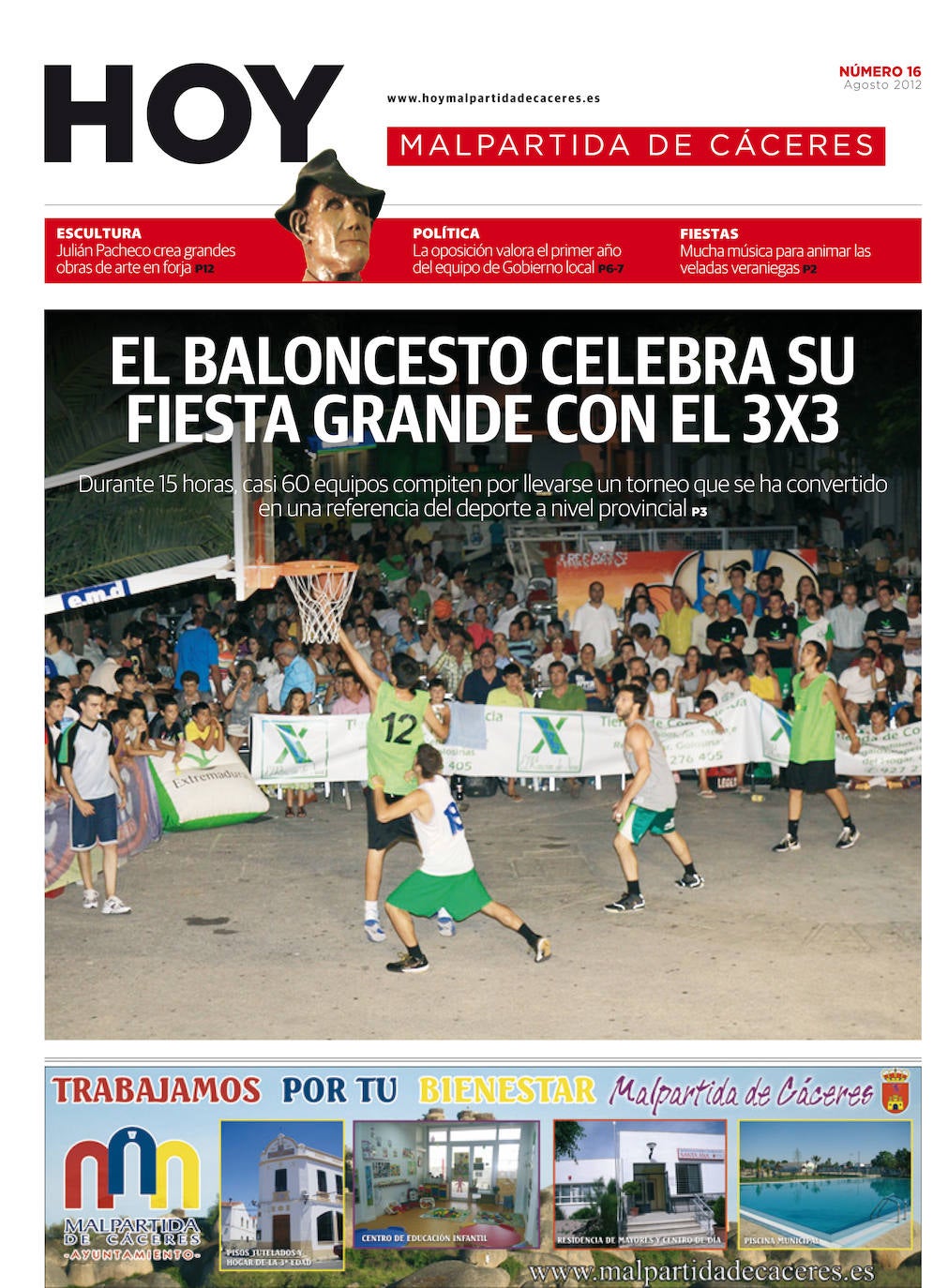 Fotos: Malpartida, portada a portada